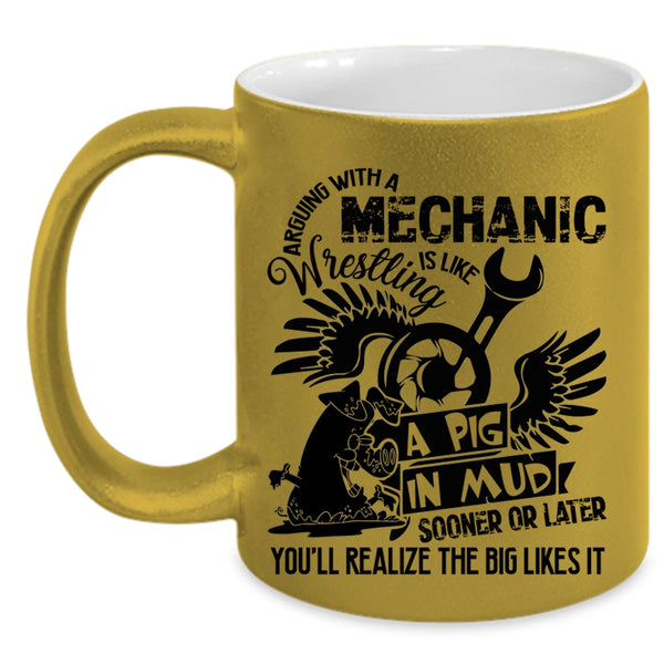 Funny Gift For Mechanics Coffee Mug, Cool Mechanics Accent Mug