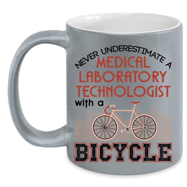 Bicycle Coffee Mug, Medical Laboratory Technologist Accent Mug
