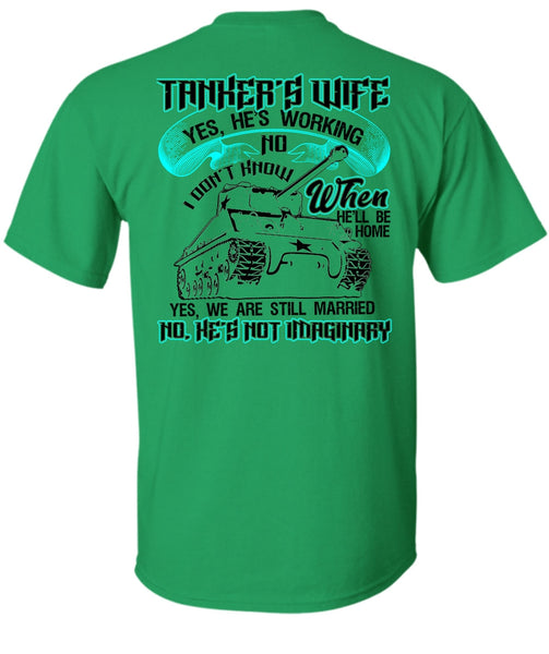 Tanker's Wife T Shirt, I Love Wife T Shirt
