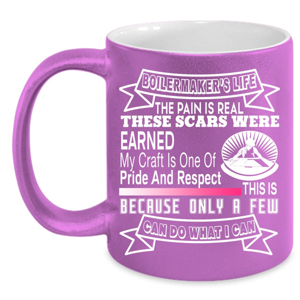 Boilermaker's Life Coffee Mug, Funny Gift For Boilermakers Coffee Cup
