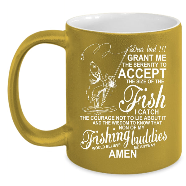 My Fishing Buddies Coffee Mug, Funny Gift For Fisher Coffee Cup