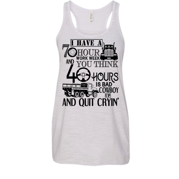 I Have A 10 Hour Work Week T Shirt, I'm A Trucker Tank Top