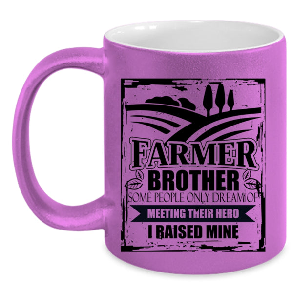 I Raise A Farmer Coffee Mug, Farmer Brother Accent Mug