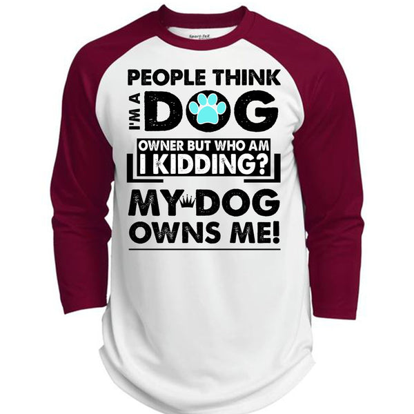 I'm A Dog T Shirt, I Love My Dog T Shirt, Awesome T-Shirts  (Polyester Game Baseball Jersey)