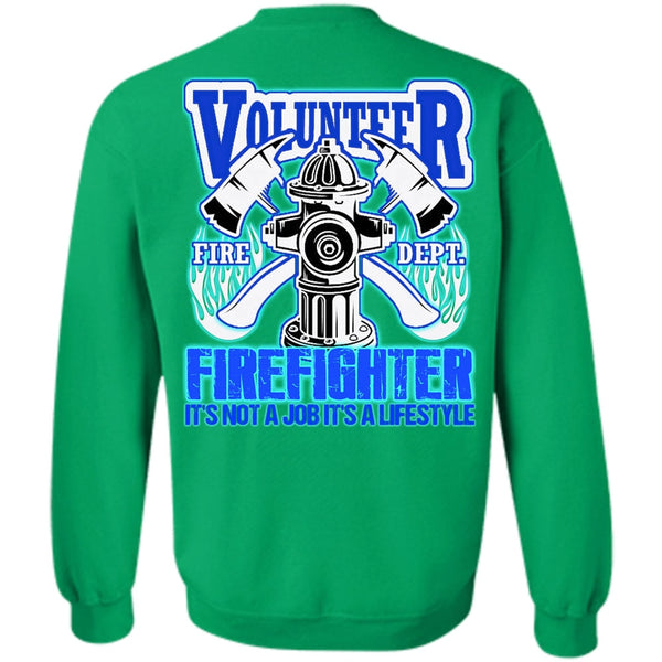 I Love Firefighter T Shirt, Volunteer Firefighter Sweatshirt