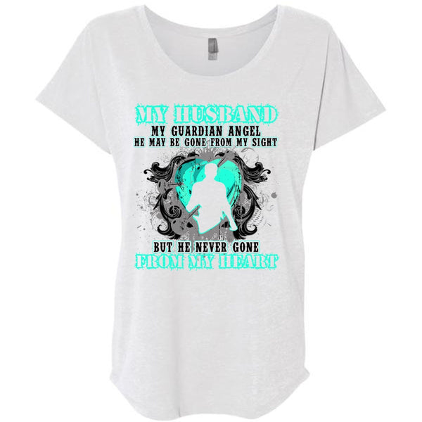 My Husband My Guardian Angel T Shirt, I Love Husband T Shirt, Awesome T-Shirts