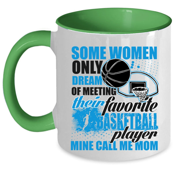 Mine Call Me Mom Coffee Mug, Favotite Basketball Player Accent Mug