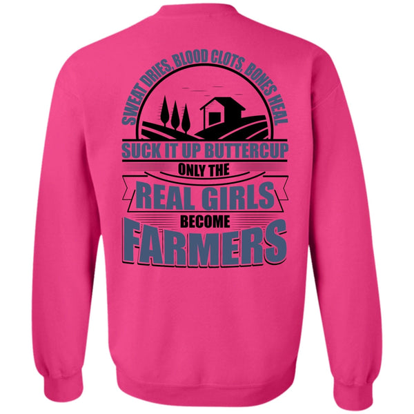 I Love Farming T Shirt, Real Girls Become Farmers Sweatshirt