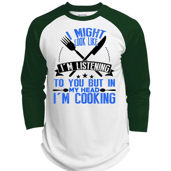 I'm Cooking T Shirt, I Love Cooking T Shirt, Awesome T-Shirts  (Polyester Game Baseball Jersey)