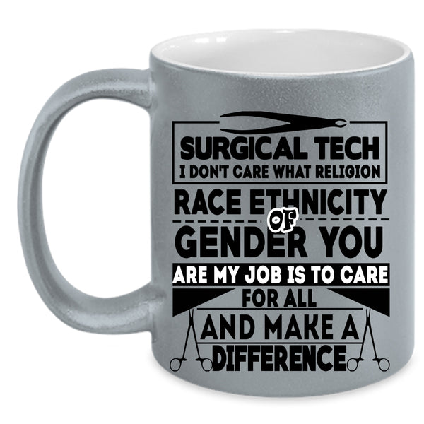 Cool Gift For Doctor Coffee Mug, Surgical Tech Accent Mug