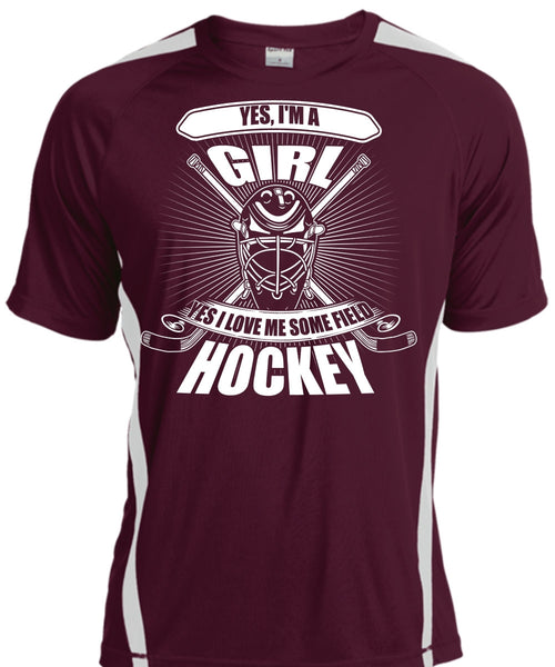 I'm A Girl T Shirt, I Love Me Some Field Hockey T Shirt, Cool Shirt