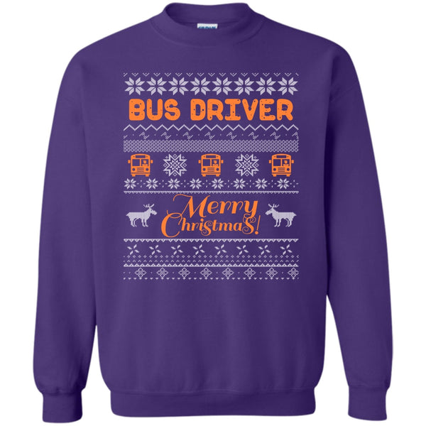 Coolest Bus Driver T Shirt, Gift For Merry Christmas Sweatshirt