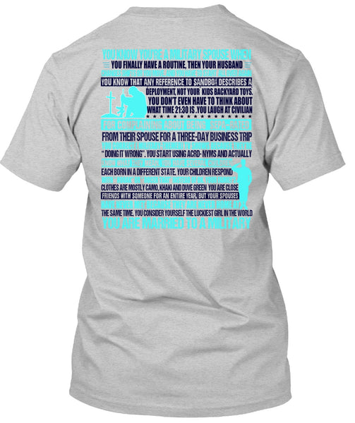 You Are Married To A Military T Shirt, I Love Veteran T Shirt