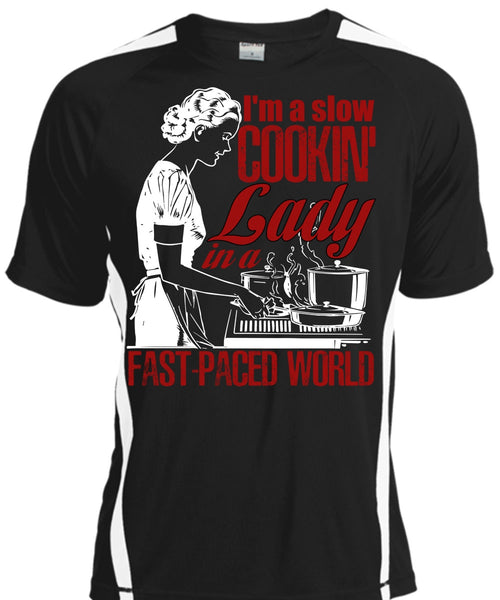 A black t-shirt with the shopify logo