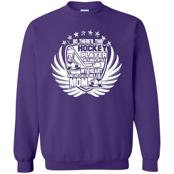 He Calls Me Mom T Shirt, Coolest Hockey Mom Sweatshirt