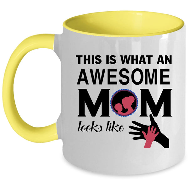 Funny Gift For My Mommy Coffee Mug, Because I'm The Mom Accent Mug