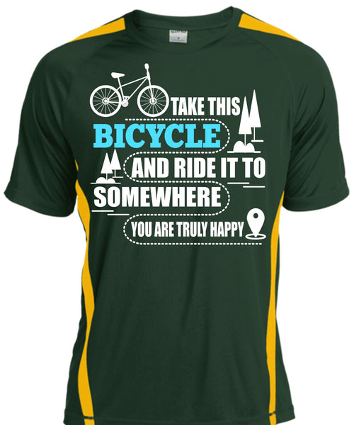 Take This Bicycle T Shirt, Being A Biker T Shirt, Cool Shirt