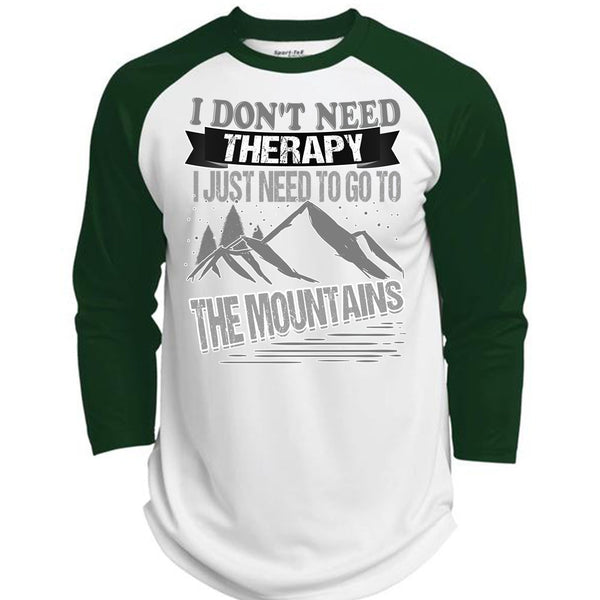 I Don't Need Therapy T Shirt, I Love Mountain T Shirt, Awesome T-Shirts  (Polyester Game Baseball Jersey)