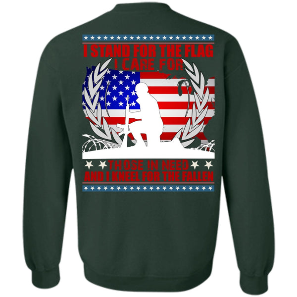 I Kneel For The Fallen T Shirt, I Love Veteran Sweatshirt