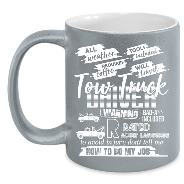 Tow Truck Driver Coffee Mug, Cool Tow Trucker Driver Coffee Cup