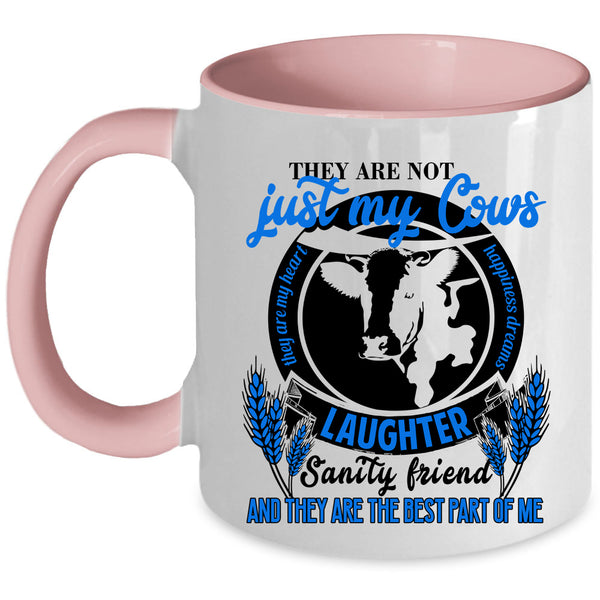 They Are My Heart Coffee Mug, They Are Not Just My Cows Accent Mug