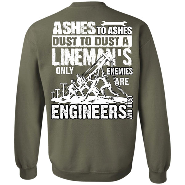 Engineers And Rust T Shirt, I Love Lineman Sweatshirt