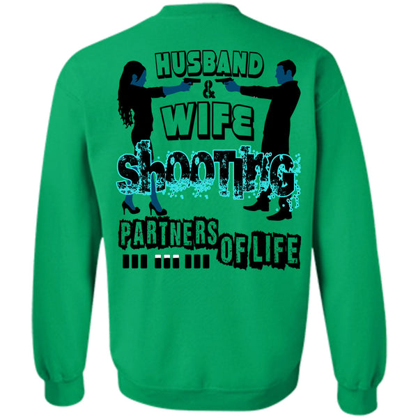 Being A Husband T Shirt, Husband And Wife Shooting Partners For Life Sweatshirt