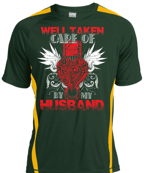 Well Taken Care Of Heart By My Husband T Shirt, Being A Husband T Shirt, Cool Shirt