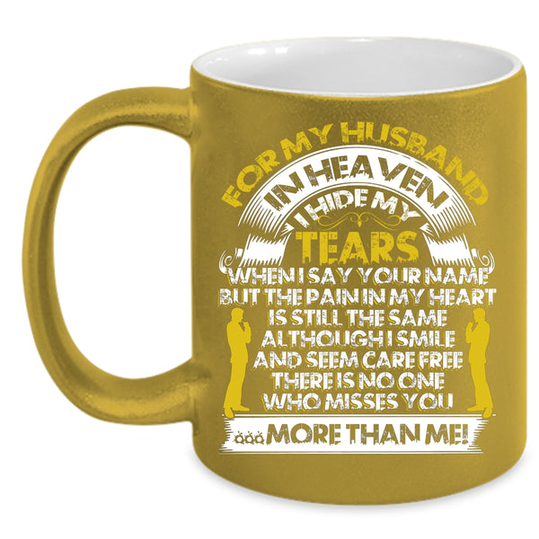 For My Husband In Heaven Coffee Mug, Cool Just Married Coffee Cup
