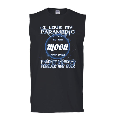 A black t-shirt with the shopify logo
