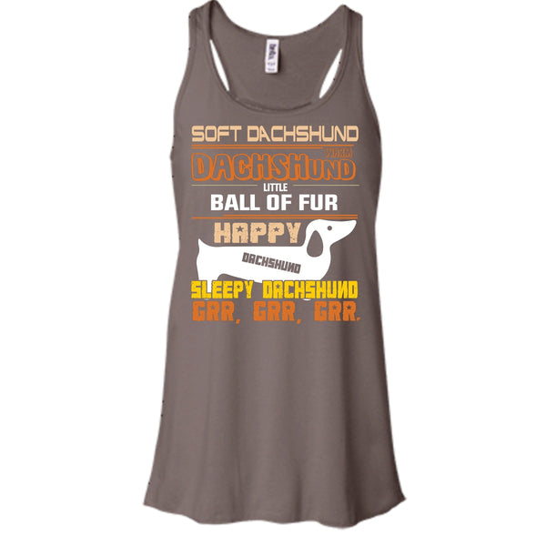 Soft Dachshund With Dachshund Little Ball Of Fur Shirt, Cool Dog Shirt