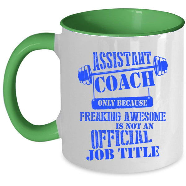 Awesome Assistant Coach Coffee Mug, Assistant Coach Accent Mug