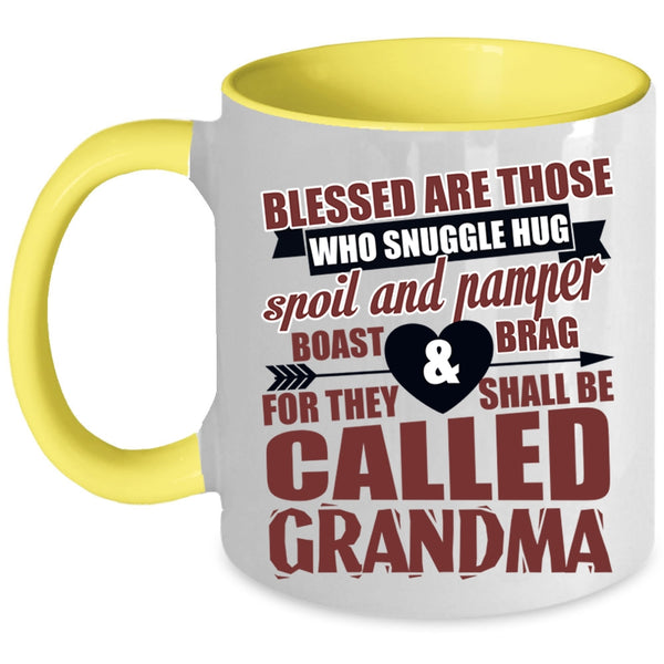 Cute Grandma Coffee Mug, They Shall Be Called Grandma Accent Mug