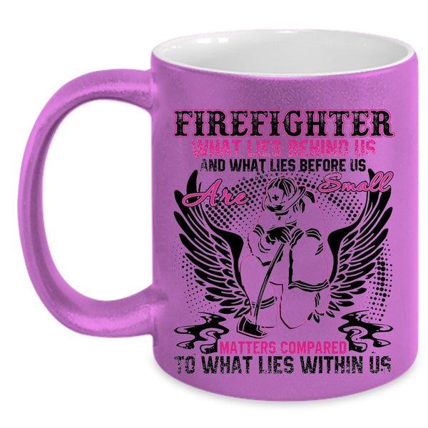 Cool Gift For Firefighters Coffee Mug, Firefighter Accent Mug