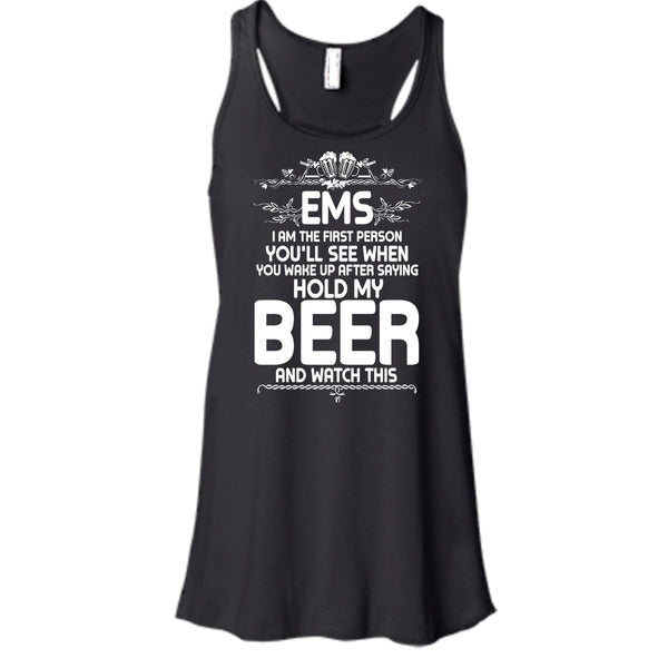 A black t-shirt with the shopify logo