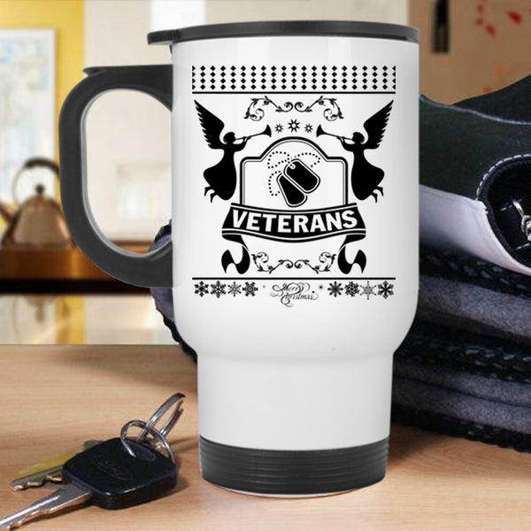 Christmas Gift For Veterans Travel Mug, Veterans Mug