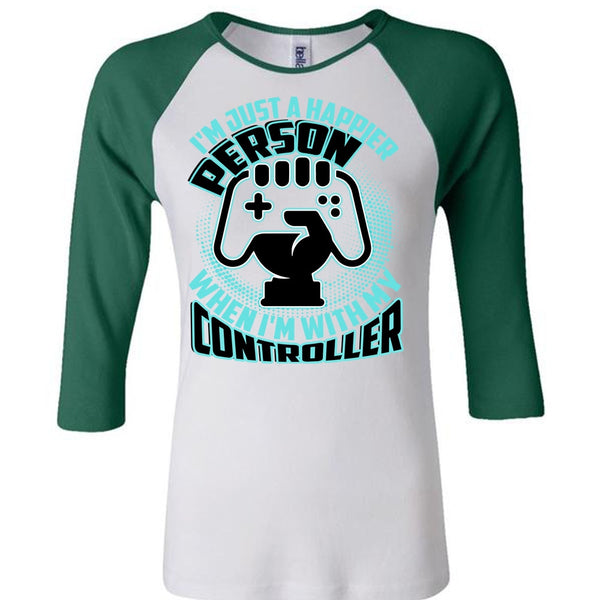 I'm Just A Happier Person T Shirt, I Love Gaming T Shirt, Awesome T-Shirts