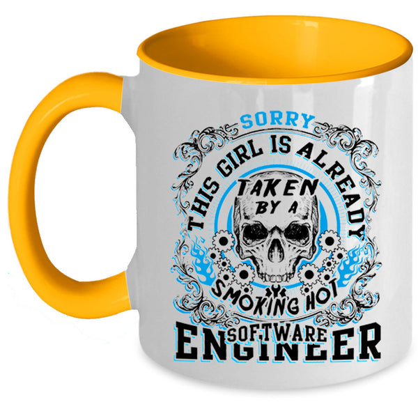 Beautiful Wife Coffee Mug, Taken By A Software Engineer Accent Mug