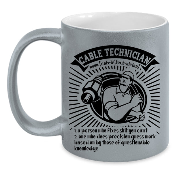 Awesome Cable Technicians Coffee Mug, Cable Technician Accent Mug