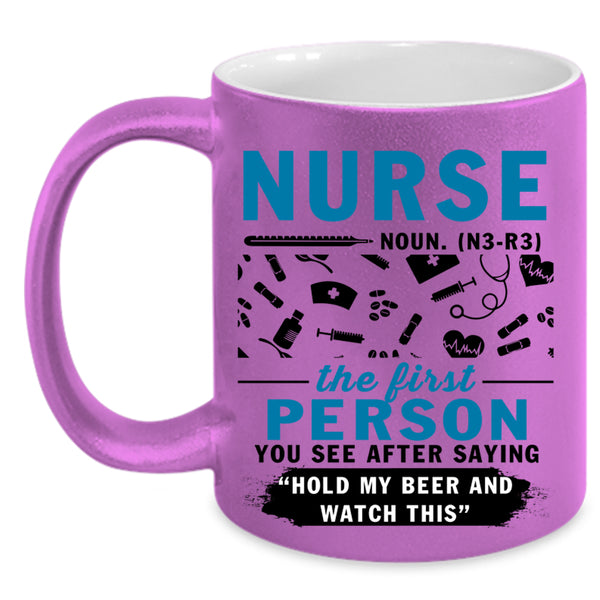 Best Gift For Nurses Coffee Mug, Nurse Accent Mug