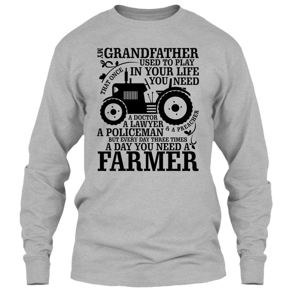 My Grandfather T Shirt, Farming Grandfather T Shirt