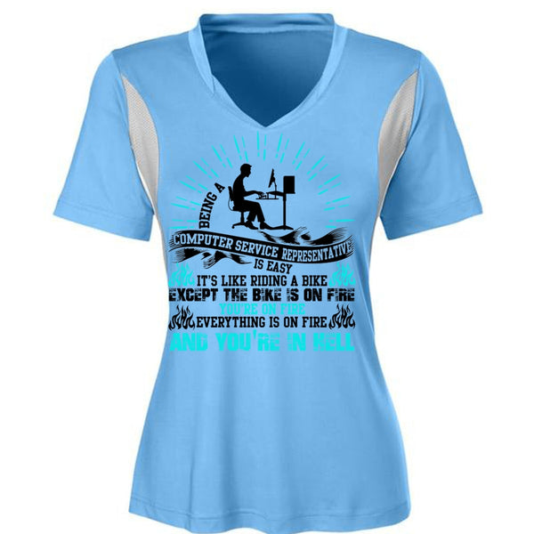 Being A Computer Service T Shirt, Riding A Bike T Shirt