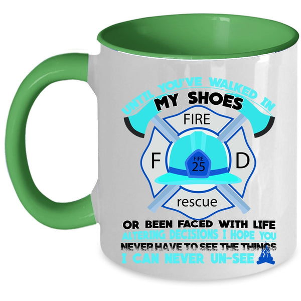 Funny Gift For Fireman Coffee Mug, Awesome Firefighter Accent Mug