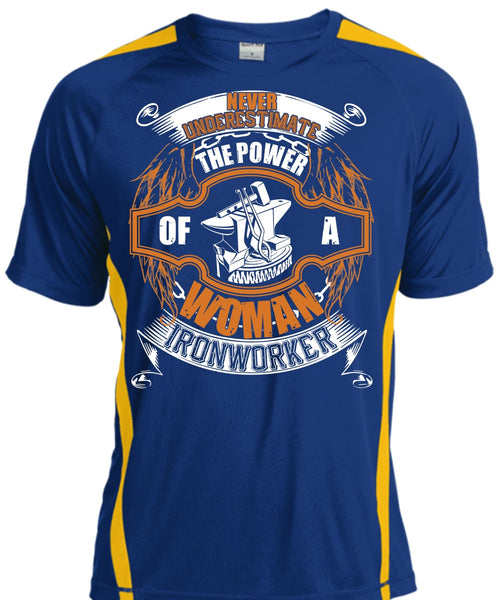 The Power Of A Woman Ironworker T Shirt, Being An Ironworker T Shirt, Cool Shirt
