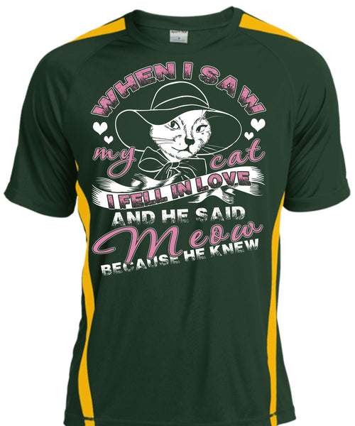 He Said Meow T Shirt, I Saw My Cat T Shirt, Cool Shirt