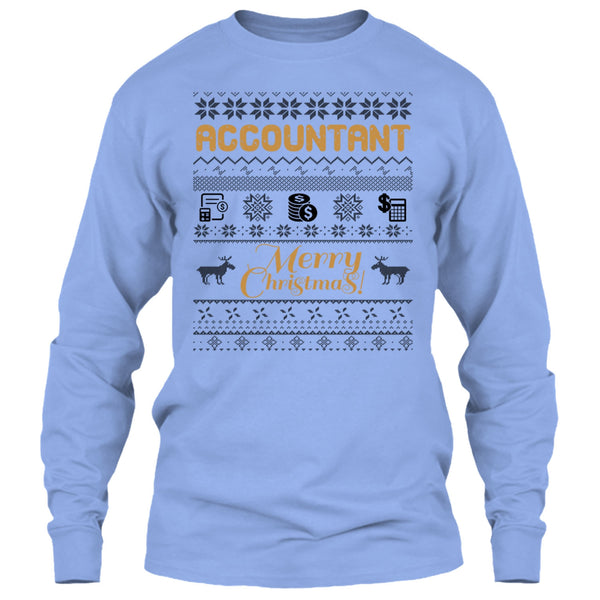 Acoountant Merry Christmas T Shirt, Gift For Merry Christmas T Shirt