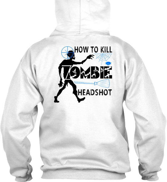 How To Kill Zombie Headshot T Shirt, Wait For Halloween T Shirt