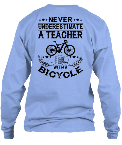 Teacher With A Bicycle T Shirt, I Love Teaching T Shirt