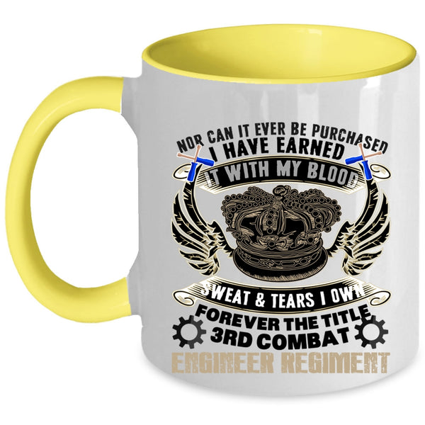 Awesome Engineers Coffee Mug, 3rd Combat Engineer Regiment Accent Mug