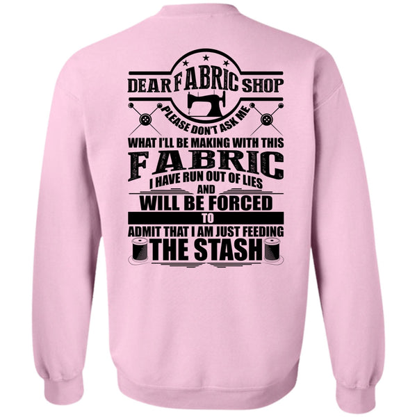 I Love Sewing T Shirt, Making With This Fabric Sweatshirt